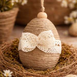 Paasei Bruin (Creme Lint)