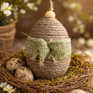 Paasei Bruin (Groen Lint)