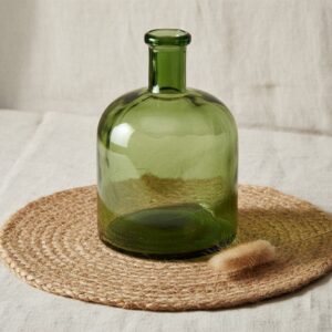 BINNENKORT BESCHIKBAAR - Karaf Vaas 2,25L – Gerecycled Glas | Groen