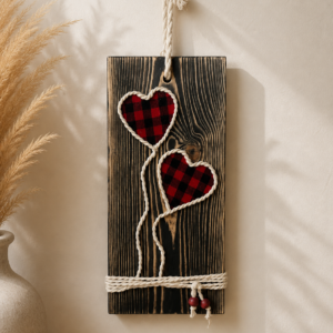 Wandbord met Hartjes